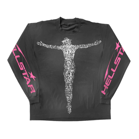 Hellstar Qr Christ L/S Tee - Black