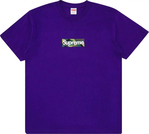 Supreme Box Logo Tee (FW23) - Purple