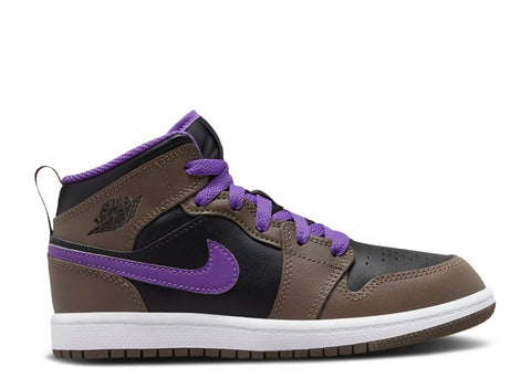 Air Jordan 1 Mid (PS) - Purple Mocha