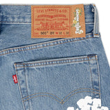 Denim Tears x Levi's Cotton Wreath Jean - Light Wash