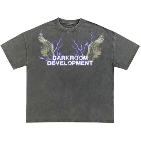 Darkroom Pegasus Tee - Washed Black