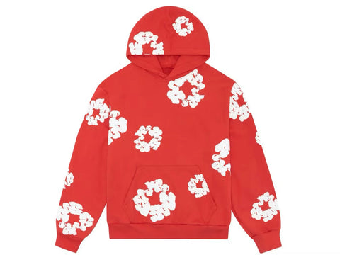 Denim Tears Cotton Wreath Hoodie - Red