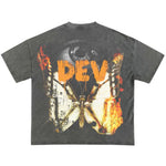 Darkroom Butterfly Tee - Washed Black