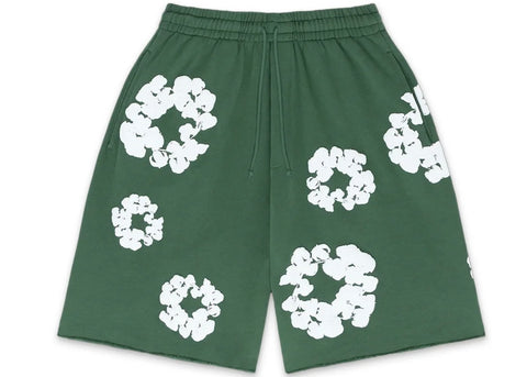 Denim Tears Cotton Wreath Sweatshorts - Green