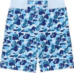 Bape Color Camo Sweat Shorts - Blue