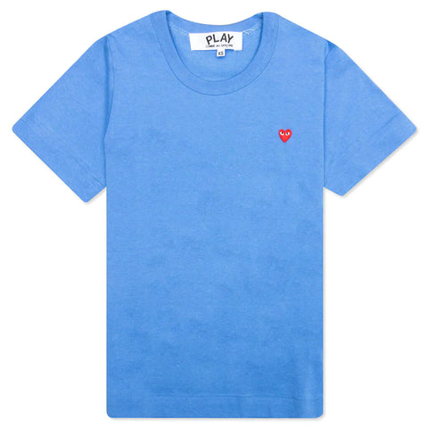 CDG Play Small Emblem Tee - Dark Blue