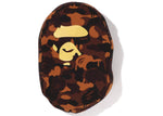 Bape Valentine Chocolate Camo Ape Head Cushion - Brown