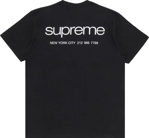 Supreme NYC Tee (FW23) - Black