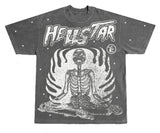 Hellstar Inner Peace Tee - Washed Black