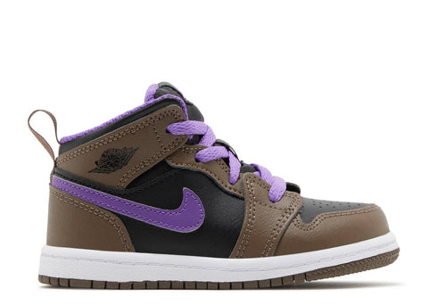 Air Jordan 1 Mid (TD) - Purple Mocha