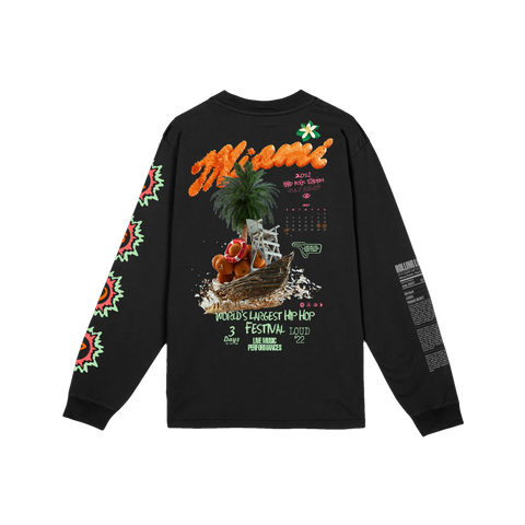 Rolling Loud '22 Splash Raft L/S Tee