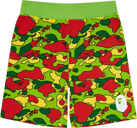 Bape STA Camo Sweat Shorts - Multi